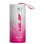 Ярко-розовый вибростимулятор Get Lucky USB Vibrator - 12 см