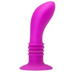 Анальный вибростимулятор Booty Passion на присоске - 12 см