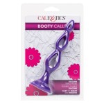 Фиолетовая анальная елочка Silicone Triple Probe - 14,5 см