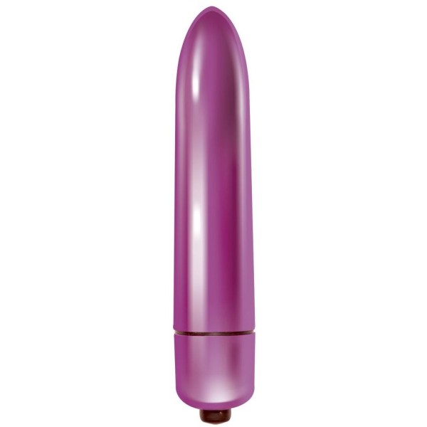 Розовая гладкая вибропуля Mae - 9 см