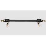 Черная распорка для ног Bound to You Faux Leather Spreader Bar - 50,8 см