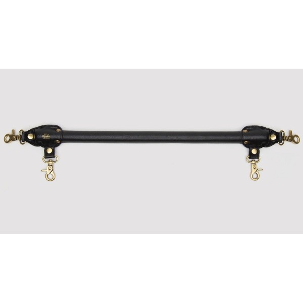 Черная распорка для ног Bound to You Faux Leather Spreader Bar - 50,8 см