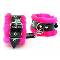 Оковы на ноги с розовым мехом BDSM Light Оковы на ноги с розовым мехом BDSM Light