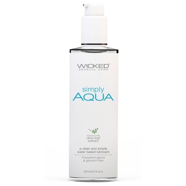 Легкий лубрикант на водной основе Wicked Simply AQUA - 120 мл