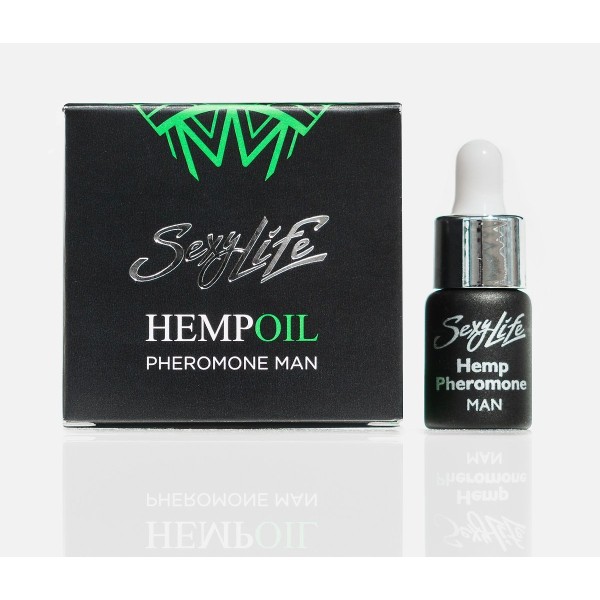 Мужские духи с феромонами Sexy Life HEMPOIL man - 5 мл