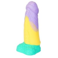 Яркий фаллоимитатор Хамелеон - 25,5 см.