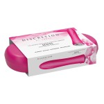 Розовый классический вибромассажер Jewel - 19,5 см