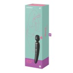 Черный вибратор Satisfyer Wand-er Woman