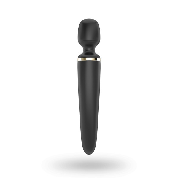 Черный вибратор Satisfyer Wand-er Woman