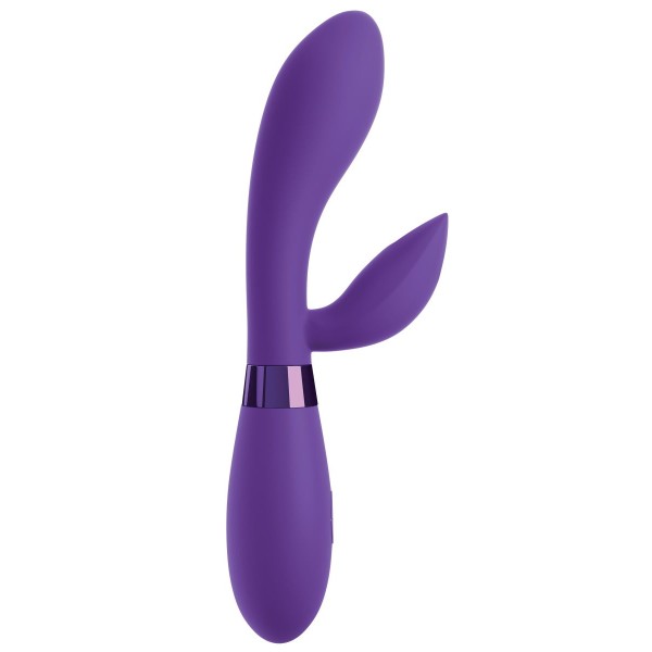 Фиолетовый вибратор-кролик #bestever Silicone Vibrator - 21,2 см
