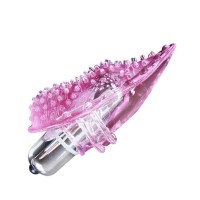 Розовая вибронасадка на пальчик для стимуляции клитора Розовая вибронасадка на пальчик для стимуляции клитора