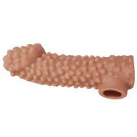 Насадка на фаллос с бугорками - 17,6 см. Насадка на фаллос с бугорками - 17,6 см.