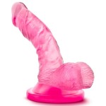 Розовый фаллоимитатор на присоске NATURALLY YOURS 4INCH MINI - 12 см