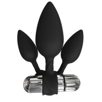 Набор из 3 анальных плагов и вибропули Bathmate Anal Training Plugs VIBE Набор из 3 анальных плагов и вибропули Bathmate Anal Training Plugs VIBE