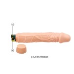 Телесный вибратор-реалистик Barbara - 22,5 см