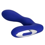 Синий анальный вибратор Eclipse Pleasure Probe - 13,25 см
