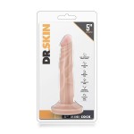 Телесный фаллоимитатор-реалистик 5 Inch Mini Cock на присоске - 14,6 см