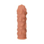 Телесная насадка на фаллос с крупными бугорками Extreme Sleeve 011 S-size - 12,7 см