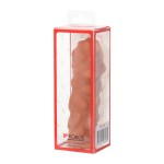 Телесная насадка на фаллос с крупными бугорками Extreme Sleeve 011 S-size - 12,7 см