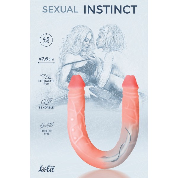 Гнущийся фаллоимитатор Sexual Instinct - 47,6 см