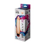 Вибромассажёр HUMAN STYLE 7,3  с бугорком - 18,5 см