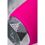 Розовый вибратор с клиторальным стимулятором L EROINA - 18 см