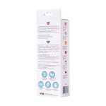 Розовый вибратор с клиторальным стимулятором L EROINA - 18 см