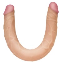 Двусторонний фаллос из неоскина Lesbi - 48 см.