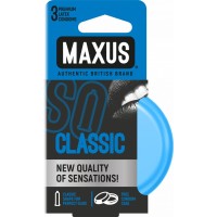 Классические презервативы в железном кейсе MAXUS Classic - 3 шт.