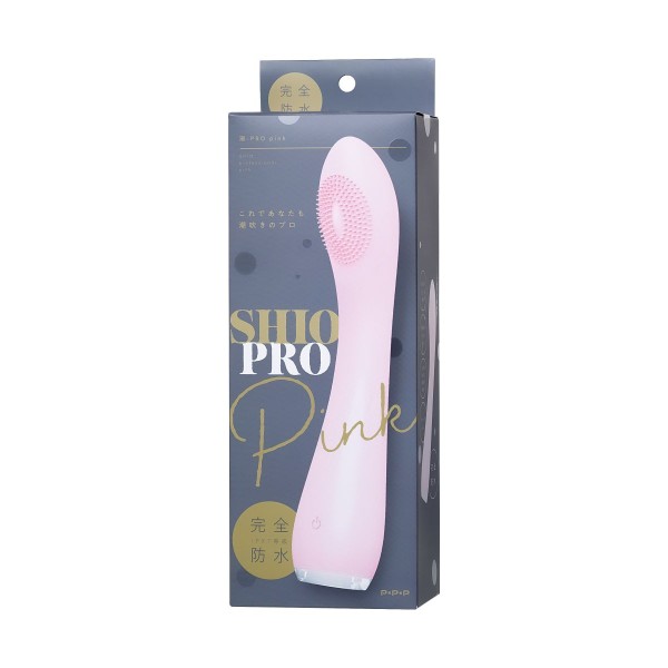 Нежно-розовый вибратор PPP SHIO-PRO - 21 см