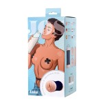 Двухсторонний мастурбатор JOS  LULU в синем цилиндре