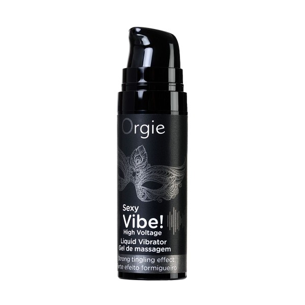 Гель для массажа ORGIE Sexy Vibe High Voltage с эффектом вибрации - 15 мл