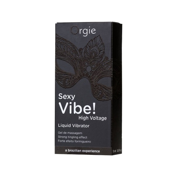 Гель для массажа ORGIE Sexy Vibe High Voltage с эффектом вибрации - 15 мл