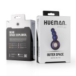 Фиолетовая анальная вибропробка Outer Space в виде елочки - 13,2 см
