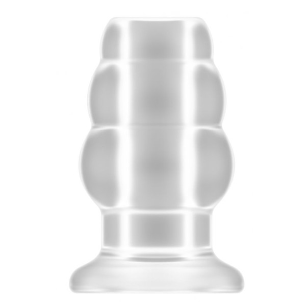 Прозрачная анальная пробка с тоннелем №49 Small Hollow Tunnel Butt Plug 3 Inch - 7,7 см