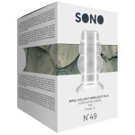Прозрачная анальная пробка с тоннелем №49 Small Hollow Tunnel Butt Plug 3 Inch - 7,7 см