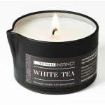 Массажная свеча с феромонами Natural Instinct WHITE TEA - 70 мл