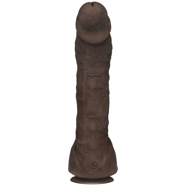 Коричневый фаллоимитатор-гигант Prince Yahshua ULTRASKYN 105” Cock with Removable Vac-U-Lock Suction Cup - 27,4 см