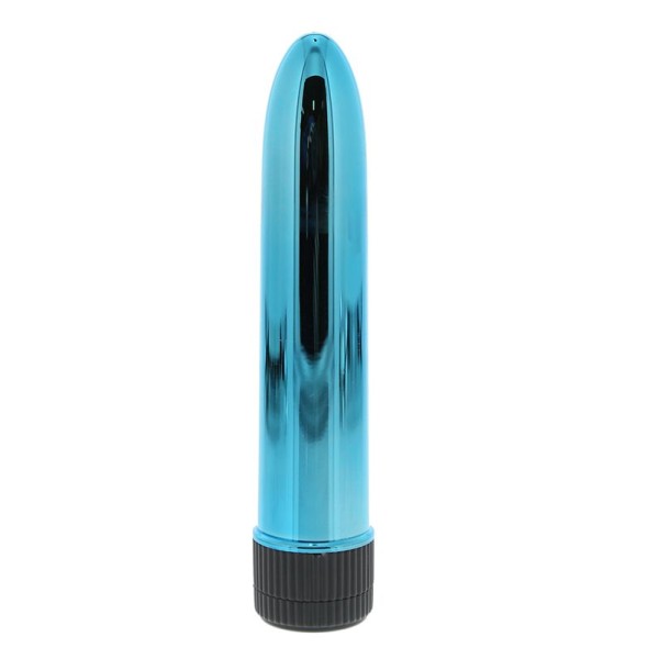 Голубой гладкий вибромассажёр KRYPTON STIX 5 MASSAGER M/S BLUE - 12,7 см