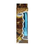 Голубой гладкий вибромассажёр KRYPTON STIX 5 MASSAGER M/S BLUE - 12,7 см
