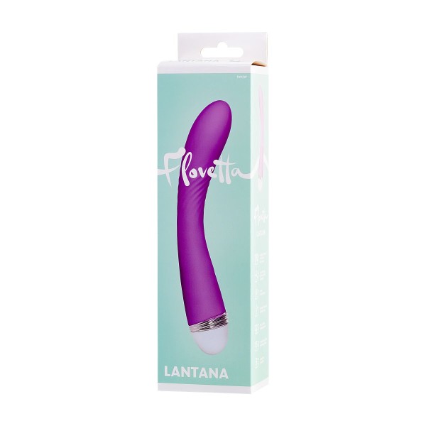 Фиолетовый вибратор Lantana - 22 см