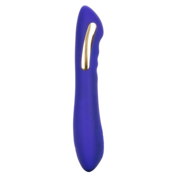 Фиолетовый вибратор с электростимуляцией Intimate E-Stimulator Petite Wand - 18,5 см