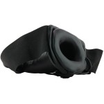Полый страпон с двумя отростками и вибрацией Unisex Vibrating Hollow Strap-On Double Penetrating Dildo - 17,8 см