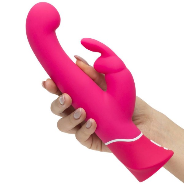 Розовый вибратор-кролик G-Spot Rechargeable Rabbit Vibrator - 24,1 см