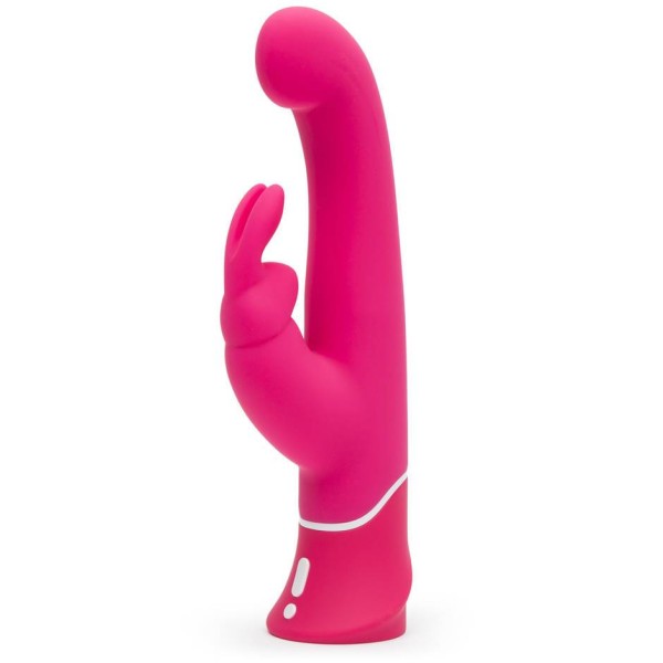 Розовый вибратор-кролик G-Spot Rechargeable Rabbit Vibrator - 24,1 см