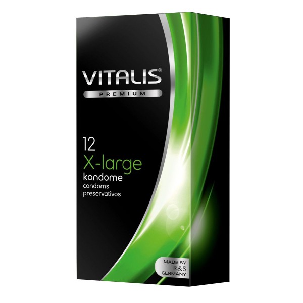 Презервативы увеличенного размера VITALIS PREMIUM x-large - 12 шт