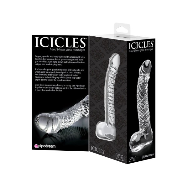 Анальный стимулятор Icicles №61 - 16,5 см