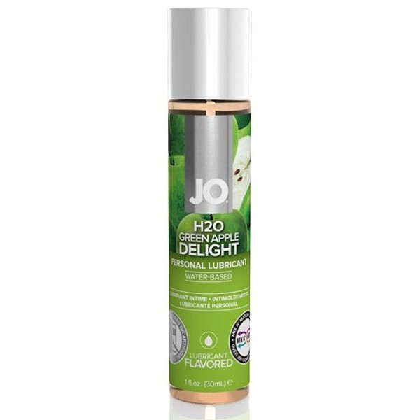 Смазка с ароматом яблока JO Flavored  Green Apple H2O - 30 мл