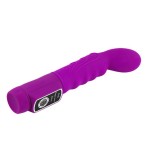 Лиловый вибратор Body Touch II с реакцией на прикосновения - 22 см