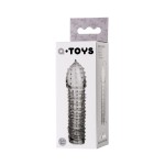 Прозрачная закрытая насадка на пенис TOYFA A-Toys - 15,2 см